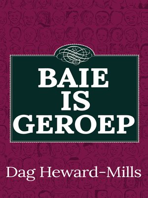 cover image of Baie is Geroep